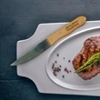 Jumbo Wood Handle Steak Knife | https://www.bestnamebadges.com