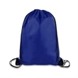 14" x 18" Polyester Drawstring Backpack | https://www.bestnamebadges.com