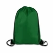 14" x 18" Polyester Drawstring Backpack | https://www.bestnamebadges.com