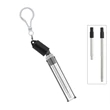 Reusable Straw Retractable w/ Carabiner Carrying Case | https://www.bestnamebadges.com