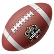 Football-Shaped Coasters | https://www.bestnamebadges.com