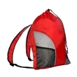 Gym Backpack w/ Drawstring Closure & Mesh Front Pockets | https://www.bestnamebadges.com