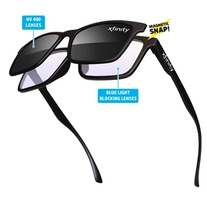 Blue Light Blocking Duo Frame W/ Snap Dark Lens