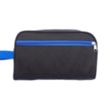 Two-Tone Travel Toiletry Bag with Colored Handle & Zipper | https://www.bestnamebadges.com