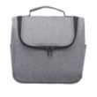Large Heather Toiletry Bags w/ Side Pockets | https://www.bestnamebadges.com
