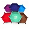 Foldable PU Leather Dice Trays | https://www.bestnamebadges.com