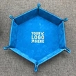 Foldable PU Leather Dice Trays | https://www.bestnamebadges.com