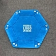 Foldable PU Leather Dice Trays | https://www.bestnamebadges.com