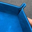 Foldable PU Leather Dice Trays | https://www.bestnamebadges.com