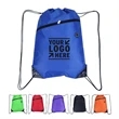 Sport Drawstring Backpack Bag With Front Zipped Pocket | https://www.bestnamebadges.com