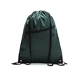 Sport Drawstring Backpack Bag With Front Zipped Pocket | https://www.bestnamebadges.com