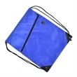 Sport Drawstring Backpack Bag With Front Zipped Pocket | https://www.bestnamebadges.com