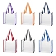 Clear PVC Stadium Tote Bag | https://www.bestnamebadges.com