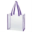 Clear PVC Stadium Tote Bag | https://www.bestnamebadges.com