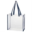 Clear PVC Stadium Tote Bag | https://www.bestnamebadges.com