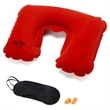3 In 1 Inflatable Pillow Eye mask ear plug Travel Set | https://www.bestnamebadges.com