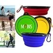 Silicone Dog Bowl With Hook | https://www.bestnamebadges.com