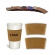 Non-Slip Paper Coffee Sleeves | https://www.bestnamebadges.com