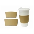 Non-Slip Paper Coffee Sleeves | https://www.bestnamebadges.com