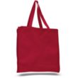 12 oz.Classic Book Tote Bags w/ Gusset Canvas (14"X15"X4") | https://www.bestnamebadges.com