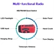 Emergency Solar Hand Crank NOAA  AM/FM Radio LED Flashlight | https://www.bestnamebadges.com