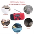 Emergency Solar Hand Crank NOAA  AM/FM Radio LED Flashlight | https://www.bestnamebadges.com