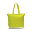 12 oz. Zipper Cotton Canvas Tote Bag (20" x 15") | https://www.bestnamebadges.com