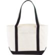 Nautical Cotton Canvas Tote | https://www.bestnamebadges.com