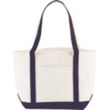Nautical Cotton Canvas Tote | https://www.bestnamebadges.com