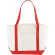 Nautical Cotton Canvas Tote | https://www.bestnamebadges.com