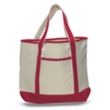 Large Custom Cotton Canvas Tote Bags w/ Interior Pocket 12oz | https://www.bestnamebadges.com