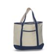 Large Custom Cotton Canvas Tote Bags w/ Interior Pocket 12oz | https://www.bestnamebadges.com