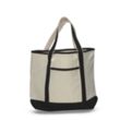 Large Custom Cotton Canvas Tote Bags w/ Interior Pocket 12oz | https://www.bestnamebadges.com