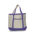 Large Custom Cotton Canvas Tote Bags w/ Interior Pocket 12oz | https://www.bestnamebadges.com