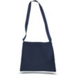 Messenger Cotton Canvas Tote w/ Shoulder Strap 14"W X 12"H | https://www.bestnamebadges.com