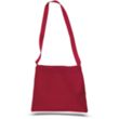 Messenger Cotton Canvas Tote w/ Shoulder Strap 14"W X 12"H | https://www.bestnamebadges.com
