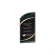 3 1/2" x 7" Marble Rounded Acrylic Award | https://www.bestnamebadges.com