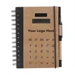 Notebook with Calculator and Pen | https://www.bestnamebadges.com