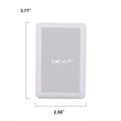 2500 mAH Compact Powerbanks Credit Card Slim Power Bank | https://www.bestnamebadges.com