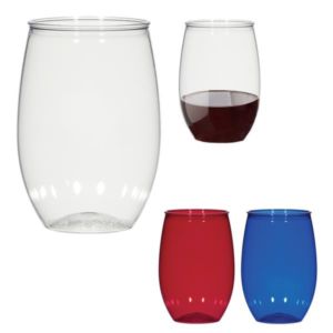 16 Oz. Stemless Wine Glass | https://www.bestnamebadges.com