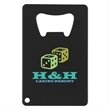 Credit Card Shaped Bottle Opener | https://www.bestnamebadges.com