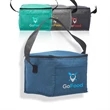 6 Pack Insulated Heathered Lunch Bag | https://www.bestnamebadges.com