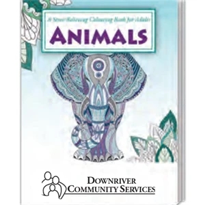 Animals Stress Relieving Coloring Book - Relax Pack