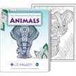 Animals Stress Relieving Coloring Book - Relax Pack | https://www.bestnamebadges.com