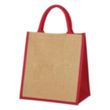 Escape Jute Tote Bag | https://www.bestnamebadges.com