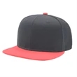 Baseball Team Cap 6 Panel Flat Bill Snapback | https://www.bestnamebadges.com