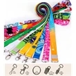 5/8" Full color Sublimated lanyard | https://www.bestnamebadges.com