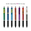 Alamo™ Shine Pen with Full Color XL Clips | https://www.bestnamebadges.com