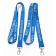 5 Day RUSH Polyester Lanyard w/ Custom Imprint ID Holder | https://www.bestnamebadges.com