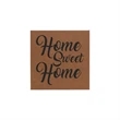 10"x10" Leatherette Wall Decor | https://www.bestnamebadges.com
